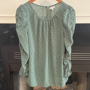 Max Studio Floral Long Sleeve Blouse, women’s M